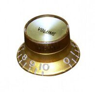 Hosco KG-130V Ручка потенциометра, Volume, золото, метрическая