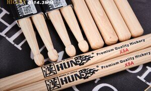 HUN 10101001014(301004058) Natural Series X5A Барабанные палочки, орех гикори, дерев наконечник,